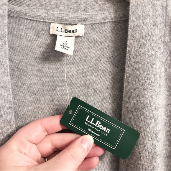 L.L. Bean 100% Cashmere Cardigan - Picture 3 of 7